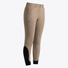 Cavalleria Toscana Unisex Young Rider's Dressage Full Grip Breeches Walnut