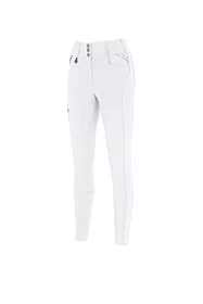 Pikeur Rijbroek Candela Glamour Grip Full Wit