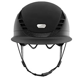 ABUS Pikeur Rijhelm AirLuxe Supreme Long Visor - Black