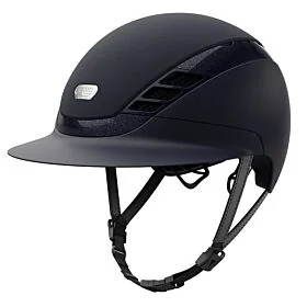 ABUS Pikeur Rijhelm AirLuxe Supreme Long Visor - Midnight Blue
