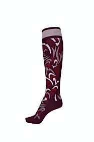 Pikeur Classic Kniekousen Flame Pomegranate