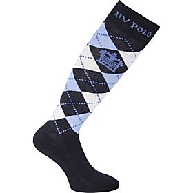 HV Polo Kniekousen Argile Ruit Navy  