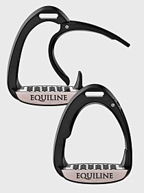 Equiline X-Cel Dressage Stirrup with Safety System Matt Black