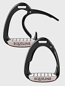 Equiline X-Cel Jumping Stirrup with Safety System Matt Black
