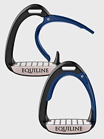Equiline X-Cel Jumping Stirrup with Safety System Navy Blue