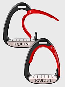 Equiline X-Cel Jumping Stirrup with Safety System Red