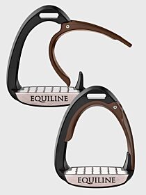 Equiline X-Cel Jumping Stirrup with Safety System Brown