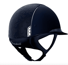 Samshield Rijhelm Miss Shield Shadowmatt Flower leer Navy