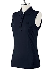 ANIMO Dames Polo Brandy Ombra Mouwloos