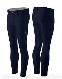 Animo Naccio Children Unisex Boy's and Girl's Breeches Full Grip seat - NAVY