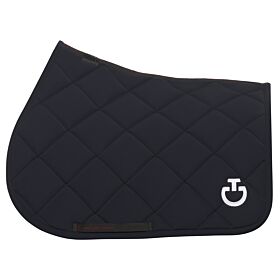 Cavalleria Toscana Jersey Quilted Rhombi Zadeldek Navy