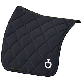 Cavalleria Toscana Saddle Pad in Quilted Jersey - Dressuur- Dark Blue