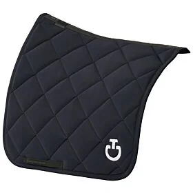 Cavalleria Toscana Saddle Pad in Quilted Jersey - Dressuur- Dark Blue