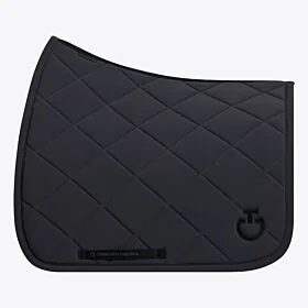 Cavalleria Toscana Saddle Pad in Quilted Jersey - Dressuur- Charcoal