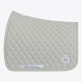 Cavalleria Toscana Dressage Saddle Pad with Circular Quilting - Belgian Block