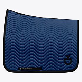 Cavalleria Toscana Quilted Wave Jersey Saddle Pad Blue