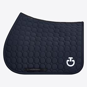 Cavalleria Toscana Jumping Zadeldek in Circular Quilted Jersey - Navy