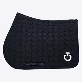 Cavalleria Toscana Jumping Zadeldek in Circular Quilted Jersey - Black