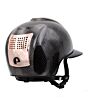 Kep Italia Rijhelm Carbon Helmet E-Light Shine Black / 3 Rose Gold Inserts Polo Visor
