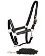 Harry's Horse Halsterset Quartz Zwart