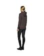 Cavalleria Toscana Bonded Piqué Hoodie W/ Side Slits Dark Brown