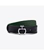 Cavalleria Toscana  Dames Elastische Riem Clasp - junglegreen/black
