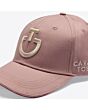Cavalleria Toscana Baseball Cap with Embroidered Logo Violet Ice / Brich