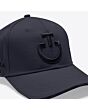 Cavalleria Toscana Baseball Cap with Embroidered Logo Charcoal / Black