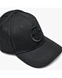 Cavalleria Toscana Baseball Cap with Embroidered Logo Zwart