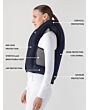 Equiline Belair Unisex Air Bag vest & 2 Cartridges Blue