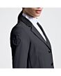 Cavalleria Toscana Dames Wedstrijdjasje Perforated With Buttons -Charcoal