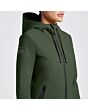Cavalleria Toscana Women's Thermal Hooded Softshell Jacket - Forest Green