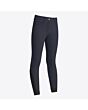 Cavalleria Toscana Girl's Jumping Knee Grip Breeches  - Charcoal