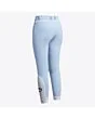 Cavalleria Toscana Girl's Embroidery Jumping Knee Grip Breeches - Blue Fog