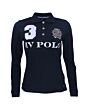 HV Polo Dames Poloshirt Eques Favouritas LS Navy