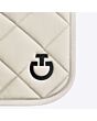 Cavalleria Toscana Jersey Saddle Pad with Diamond Quilting - Beige / Beige