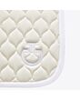 Cavalleria Toscana Jumping Saddle Pad with Circular Quilting - Off White / Wit