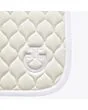 Cavalleria Toscana Jumping Saddle Pad with Circular Quilting - Off White / Wit
