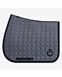 Cavalleria Toscana Jumping zadeldek with Circle Quilting - anthracite grey/black