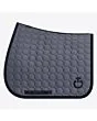 Cavalleria Toscana zadeldek with Circle Quilting - anthracite grey/black