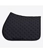 Cavalleria Toscana Jumping Saddle Pad with Quilted Design and Micro Logo - Charcoal-Full