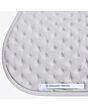 Cavalleria Toscana Jumping Saddle Pad with Quilted Design and Micro Logo - Light Grey -Full