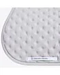 Cavalleria Toscana Jumping Saddle Pad with Quilted Design and Micro Logo - Light Grey -Full