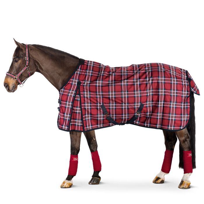 Eskadron Turnout Deken Ripstop Rood Ruit