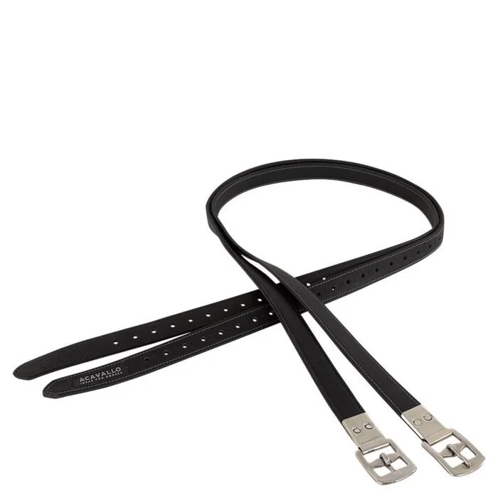 Acavallo beugelriemen Soft Black