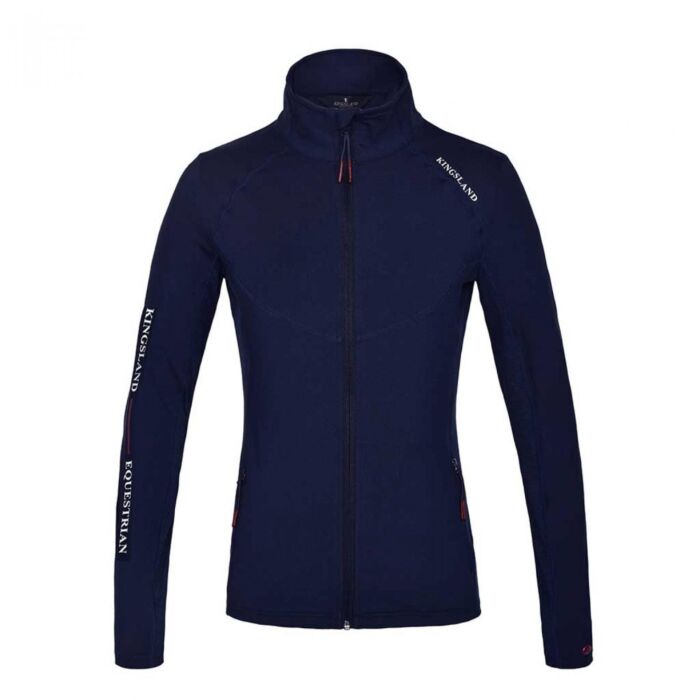 Kingsland Jeanine Dames Fleece-Trainingsjack Navy Blazer