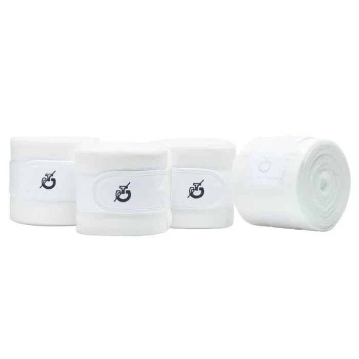 Cavalleria Toscana Jersey & Fleece Bandages Wit