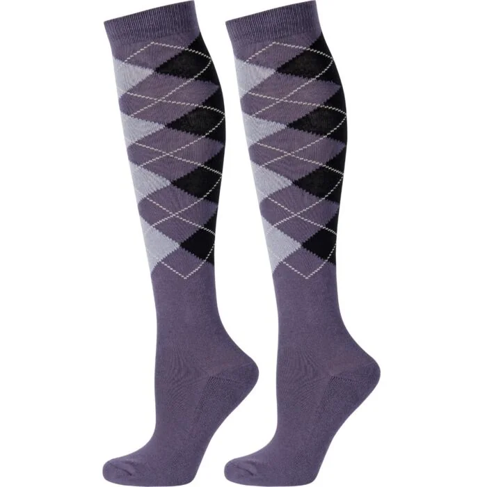 Harry's Horse Kousen Ruit Argyle paars