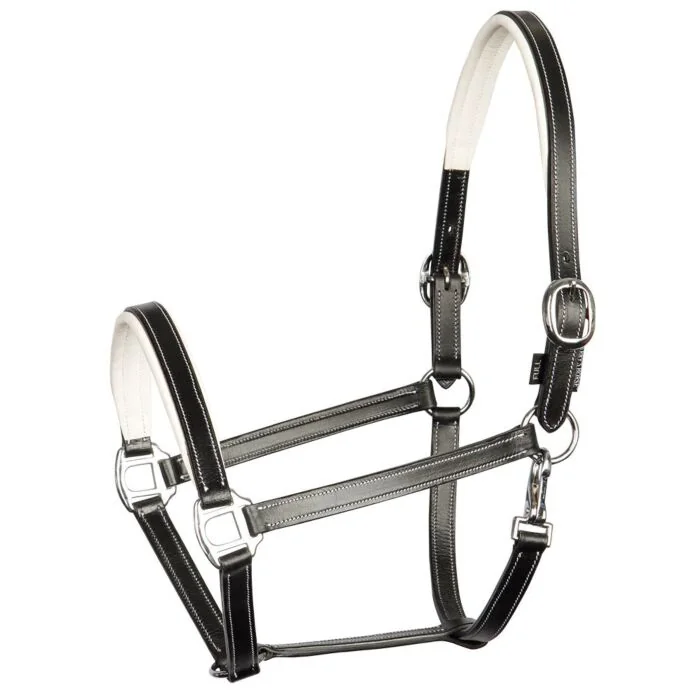 Harry's Horse Halster Leder Elegance zwart