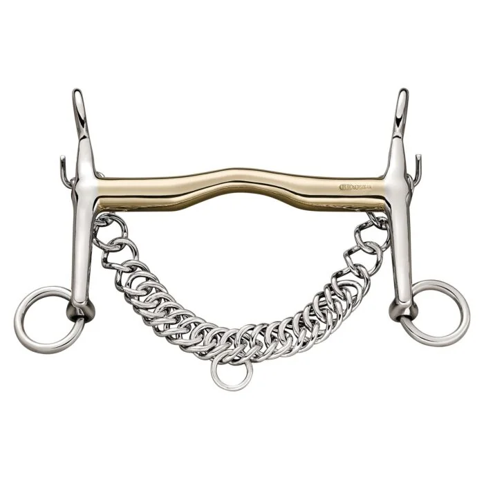 Sprenger Dressuurstang met lichte tongvrijheid 16 mm Sensogan schaar 5 cm